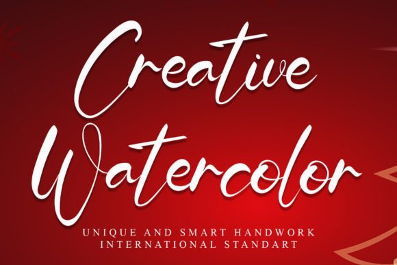 A Designer's Take on Creative Watercolor Font