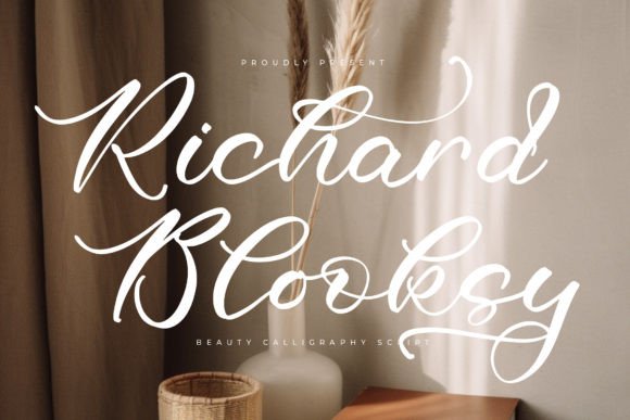 A Professional Review of the Richard Blooksy Script Font