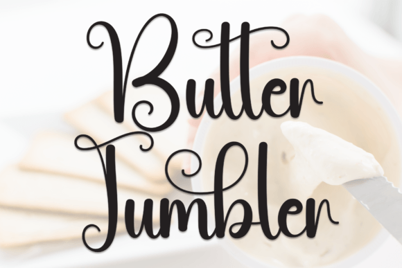 Butter Tumbler Font: A Friendly Handwritten Script for Branding