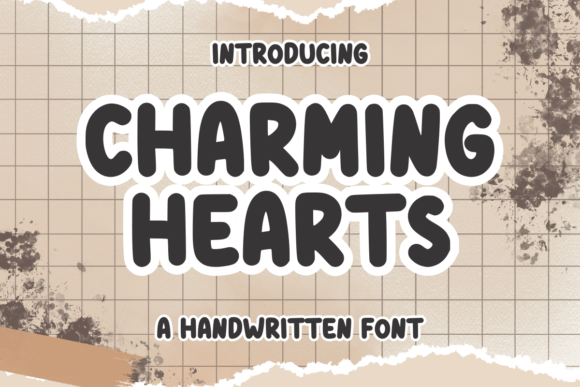 Charming Hearts: A Bold & Playful Script Font for Branding