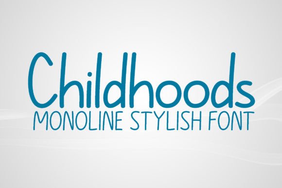 Childhoods: The Font That Brings Polished Personality to Digital Layouts