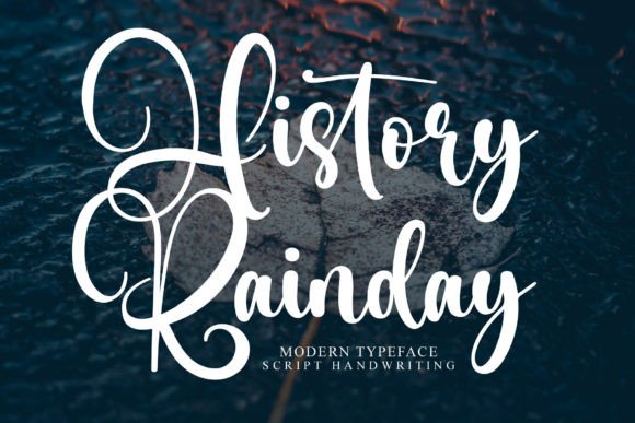 Crafting Holiday Magic: Using the History Rainday Font in Web Design