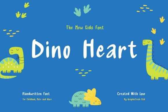 Dino Heart: The Friendly Font for Business Branding