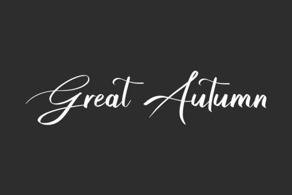 Great Autumn: A Refined Typeface for Editorial Elegance