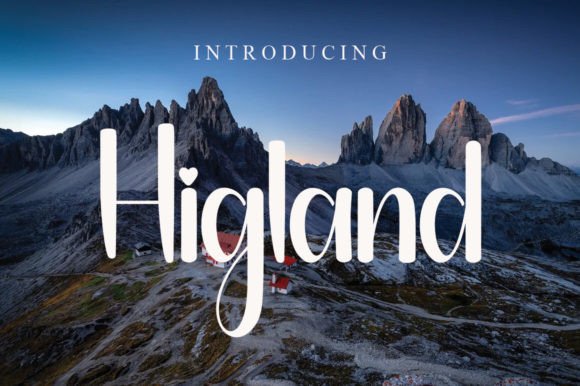 Higland Font: Bringing Joyful Typography to Real Brand Projects