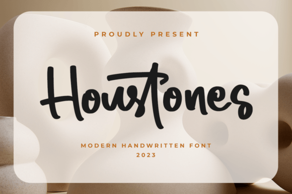 Houstones: A Script Font Crafted for Beautiful Products