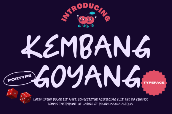 Kembang Goyang: An Editorial Font for Graceful Design