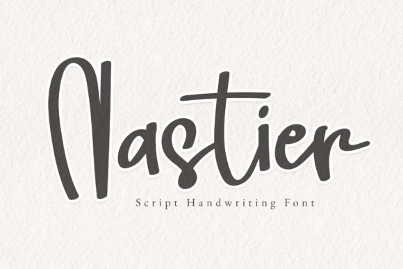 Nastier: A Characterful Handwritten Font for Authentic Branding