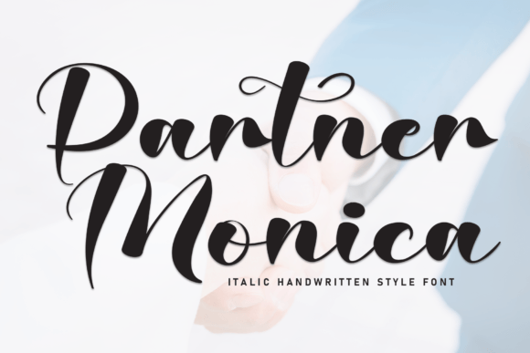 Partner Monica: A Friendly Script Font for Digital Design