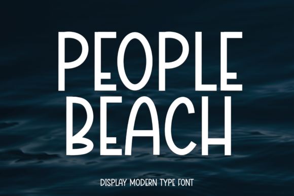 People Beach: A Handwritten Display Font for Sophisticated Web Design