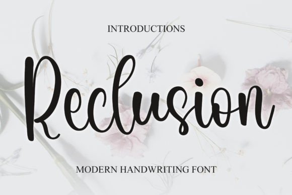 Reclusion Font Review: A Balanced Handwritten Typeface