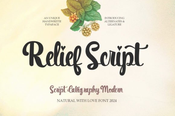Relief: A Contemporary Font Designed for Scroll-Stopping Marketing