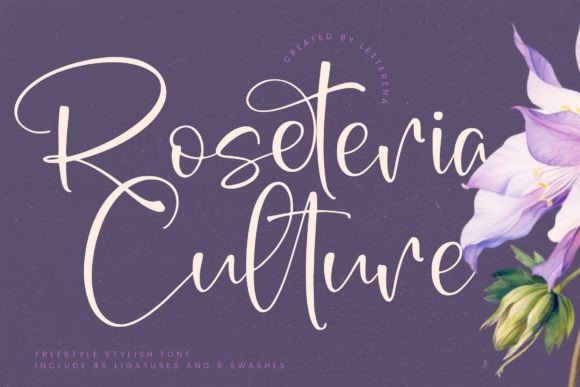Roseteria Culture: A Font Designed for Campaign Visibility