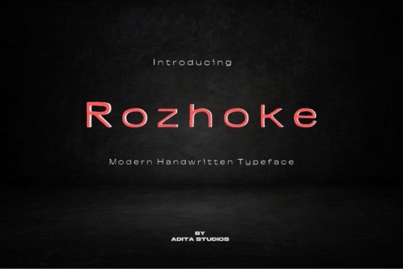 Rozhoke: A Vintage Modern Font for Campaigns That Connect