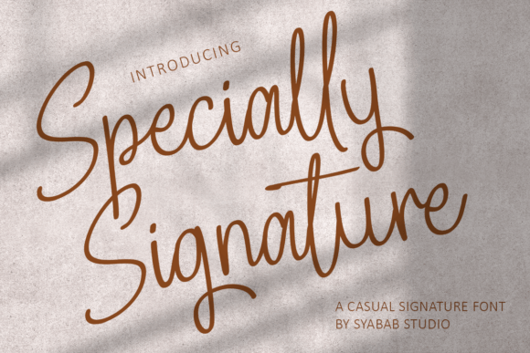 Specially Signature: The Typeface That Builds a Trustworthy Brand