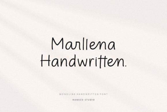 Testing Marllena: A Modern Script Font for Digital Brands