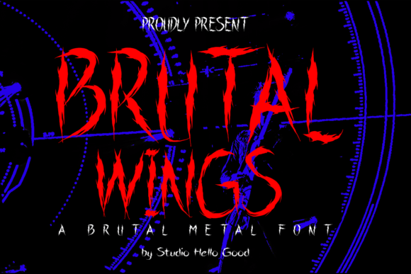 The Brutal Wings Font for an Unforgettable Brand Identity