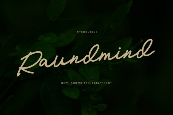 The Raundmind Handwritten Font: A Crafter's Secret for Adding Personality