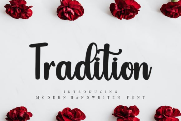 Tradition: A Handwritten Font for Modern Brand Stories