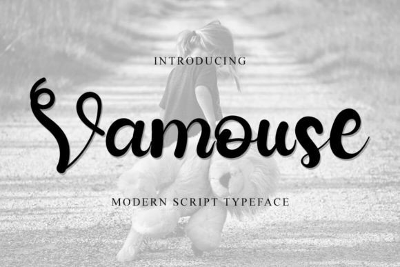 Vamouse: A Refined Script Font for Editorial Excellence