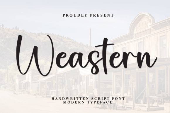 Weastern: An Elegant Typeface for Refined Editorial Design