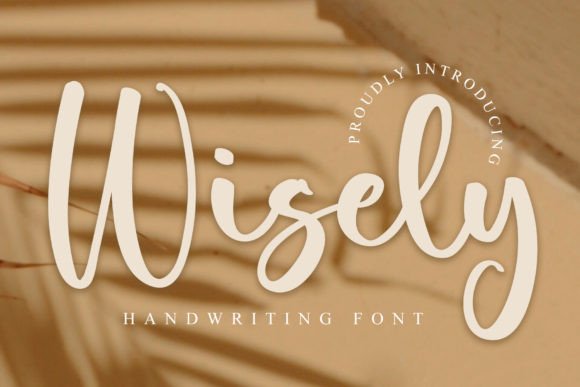 Wisely: A Handwritten Typeface for Elegant Branding Projects