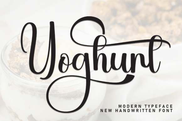 Yoghurt: The Charming Font That Clarifies Your Campaign Message